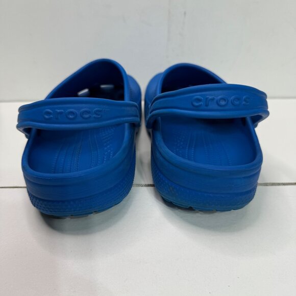 Crocs Unisex Classic Clog Sandals M10/W12 Blue - Picture 3 of 8